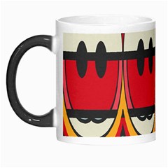 Rhombus Ovals And Stripes Morph Mug