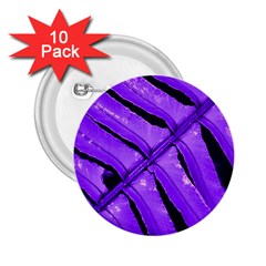 Purple Fern 2.25  Buttons (10 pack) 