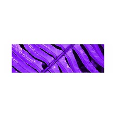 Purple Fern Satin Scarf (Oblong)