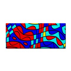 Colorful Bent Shapes 			hand Towel by LalyLauraFLM