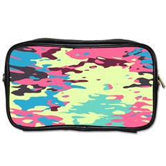 Chaos Texture Toiletries Bag (two Sides) by LalyLauraFLM