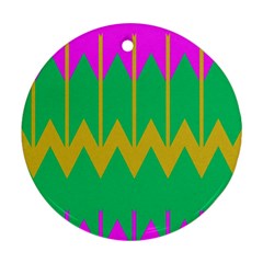 Chevrons 			ornament (round) by LalyLauraFLM