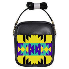 Tribal design 			Girls Sling Bag