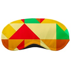 Retro Colors Shapes 			sleeping Mask by LalyLauraFLM