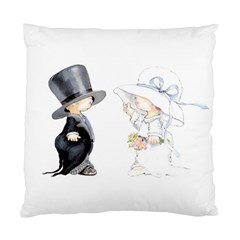 Little Bride And Groom Standard Cushion Case (one Side)  by Weddings