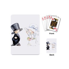 Little Bride And Groom Playing Cards (mini)  by Weddings