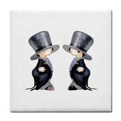 Little Groom And Groom Tile Coasters by Weddings