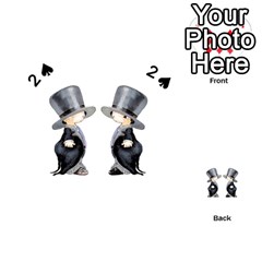 Little Groom And Groom Playing Cards 54 (heart)  by Weddings