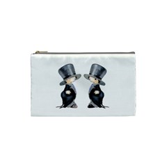 Little Groom And Groom Cosmetic Bag (small)  by Weddings