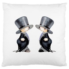 Little Groom And Groom Large Cushion Cases (one Side)  by Weddings