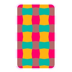 Distorted Shapes In Retro Colors Pattern 			memory Card Reader (rectangular) by LalyLauraFLM