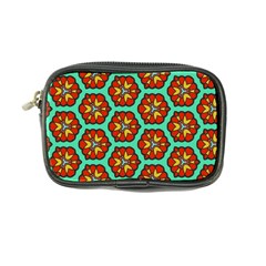 Red Flowers Pattern 	coin Purse by LalyLauraFLM