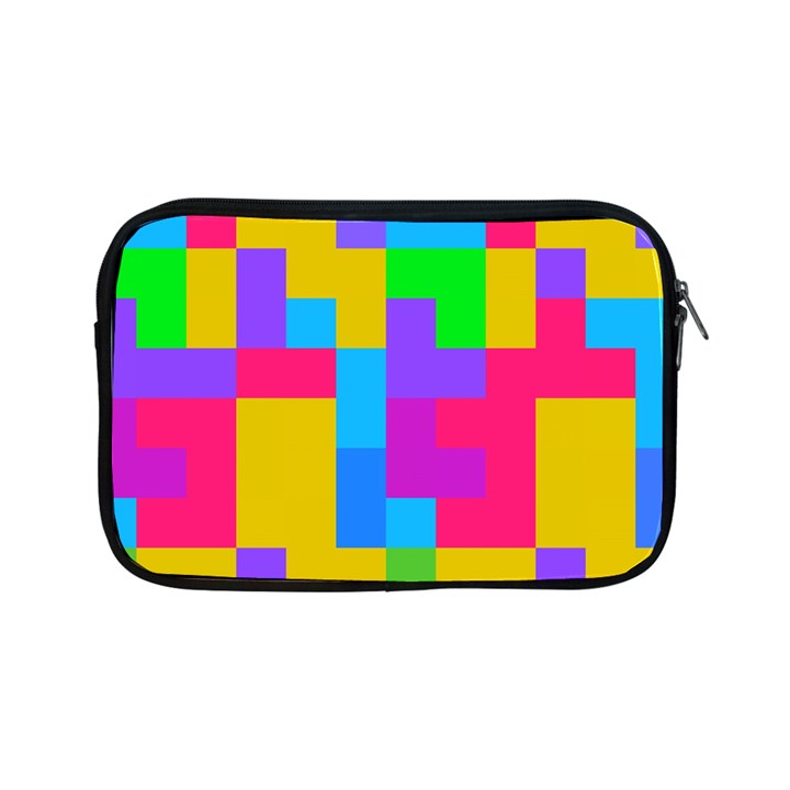 Colorful tetris shapes 			Apple iPad Mini Zipper Case