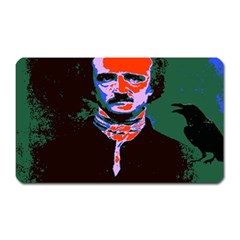 Edgar Allan Poe Pop Art  Magnet (rectangular) by icarusismartdesigns