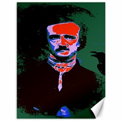 Edgar Allan Poe Pop Art  Canvas 36  X 48   by icarusismartdesigns