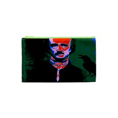 Edgar Allan Poe Pop Art  Cosmetic Bag (xs) by icarusismartdesigns