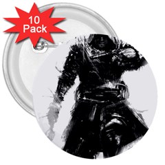 Assassins Creed Black Flag 3  Buttons (10 Pack)  by iankingart