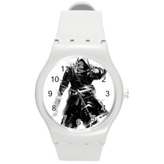 Assassins Creed Black Flag Round Plastic Sport Watch (m) by iankingart