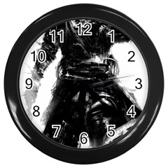 Assassins Creed Black Flag Tshirt Wall Clocks (black) by iankingart