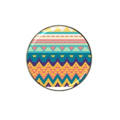 Pastel Tribal Design 			hat Clip Ball Marker by LalyLauraFLM