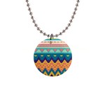 Pastel tribal design 			1  Button Necklace Front