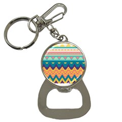 Pastel tribal design 			Bottle Opener Key Chain