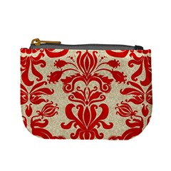 Ruby Red Swirls Mini Coin Purses