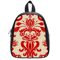 Ruby Red Swirls School Bags (small)  by SalonOfArtDesigns