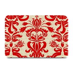 Ruby Red Swirls Plate Mats by SalonOfArtDesigns