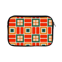 Squares And Rectangles In Retro Colors 			apple Ipad Mini Zipper Case by LalyLauraFLM