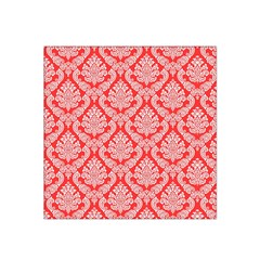 Salmon Damask Satin Bandana Scarf