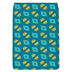 Blue Yellow Shapes Pattern 			removable Flap Cover (s) by LalyLauraFLM