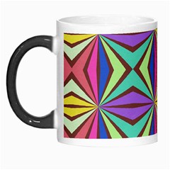 Connected Shapes In Retro Colors  Morph Mug