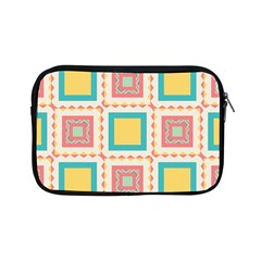 Pastel Squares Pattern 			apple Ipad Mini Zipper Case by LalyLauraFLM