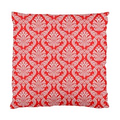 Salmon Damask Standard Cushion Case (one Side)  by SalonOfArtDesigns