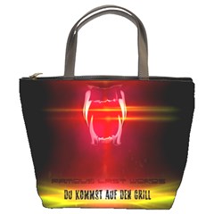 Famous Last Words - Du Kommst Auf Den Grill Bucket Bags by RespawnLARPer