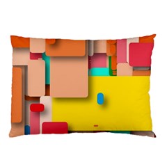 Rounded Rectangles Pillow Cases by hennigdesign