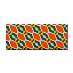 Chains And Squares Pattern 			hand Towel by LalyLauraFLM