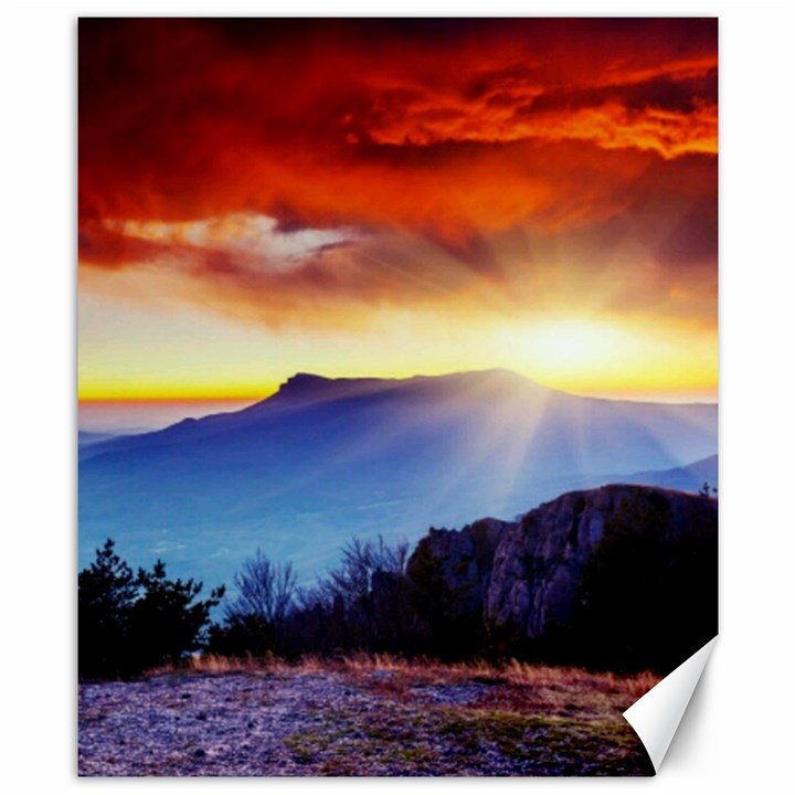 beautiful scene photo Canvas 8  x 10  (Unframed)