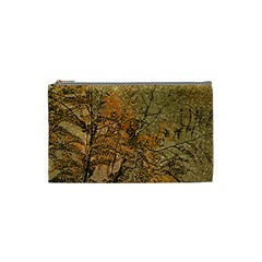 Floral Grunge Cosmetic Bag (small)  by dflcprints