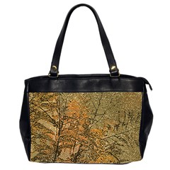 Floral Grunge Office Handbags (2 Sides)  by dflcprints