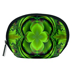 Green Clover Accessory Pouches (medium) 