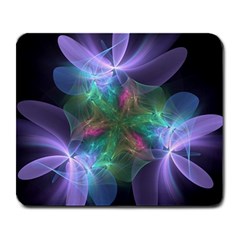 Ethereal Flowers Large Mousepads by Delasel