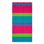 Chevrons and stripes  	Shower Curtain 36  x 72  Curtain(36 X72 ) - 33.26 x66.24  Curtain(36 X72 )