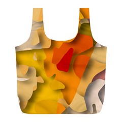 Red Spot Full Print Recycle Bags (l)  by hennigdesign