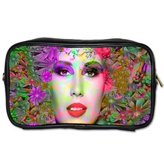 Flowers In Your Hair Toiletries Bags 2-side by icarusismartdesigns