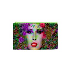 Flowers In Your Hair Cosmetic Bag (xs) by icarusismartdesigns