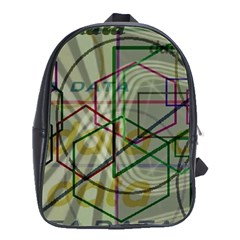 Data Data Data School Bag (large) by sirhowardlee