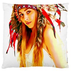 Indian 26 Large Cushion Case (one Side) by indianwarrior