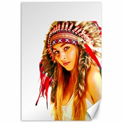 Indian 26 Canvas 20  X 30   by indianwarrior